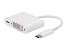 Monoprice USB-C to DVI and USB-C (F) Dual Port Adapter - Select Series picture