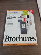Vtg 1999 ProVenture Brochure Maker Windows 3.1/95/98 CD ROM NEW (Cdboxb) picture