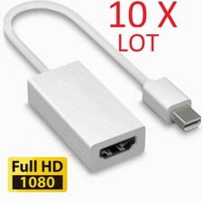 10 X LOT  For MacBook Pro Mini DP to HDMI Adapter Thunderbolt Display Port picture