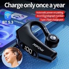 Mpow Wireless Sport Earbud LED Bluetooth 5.3 Noise Cancelling Headset Waterproof picture