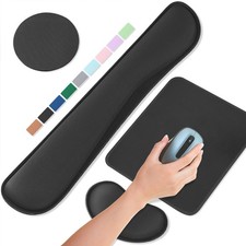 Office Ergonomic Memory Foam Computer Mouse and Keyboard Wrist Rest pad Suppo... picture
