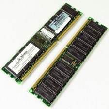 300680-B21 I GENUINE HP 2GB DDR SDRAM Memory Module 2X1GB ECC picture