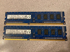 Lot 8 GB (4 GB x 2 sticks) SK hynix DDR3-1600 PC3L-12800U 12800 Desktop Memory picture