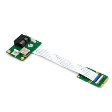 Mini PCI-E to PCI-E Express 1X Extension Cord Adapter Card with USB Riser Card  picture