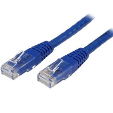 StarTech C6PATCH15BL 15ft CAT6 Ethernet Cable Blue Molded Gigabit - 100W PoE UTP picture