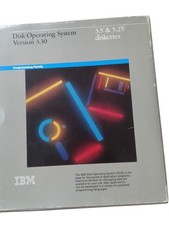 Computer IBM Disk Operating System Version 3.30 3.5 & 5.25 Diskettes 1987 picture