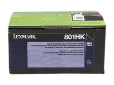 Lexmark 80C1HK0 CX410 CX510 Black High Yield Toner Cartridge Genuine OEM picture