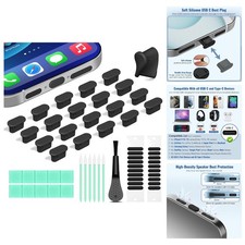 Ultra-Thin USB-C Dust Cover & Speaker Protector with Comprehensive Cleaning Kit picture