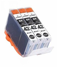 3 Pack Compatible ink Cartridges for Canon CLI-42 Inkjet PIXMA PRO-100 (3 Black) picture