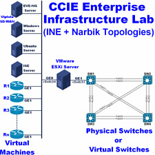 Cisco CCIE EI Lab Enterprise ver 1.1 Dell R620 Server SD-WAN 20.9.3 INE + Narbik picture