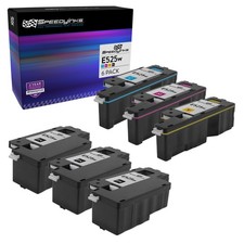6pk Toner Set for Dell E525 E525w 593-BBJX Black Cyan Magenta Yellow DPV4T picture