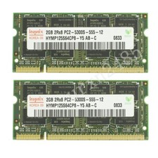 Hynix 4GB 2x 2GB 1GB DDR2 667MHz PC2-5300S 200Pin SODIMM Laptop Memory SDRAM AB picture