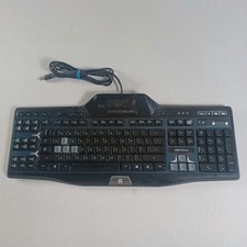 Logitech G510s Gaming Keyboard USB Wired Backlit LCD Programmable TESTED picture