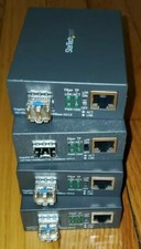 Lot of(4)StarTech.com MCM1110SFP Gigabit Ethernet Fiber Media Converter /fiberst picture