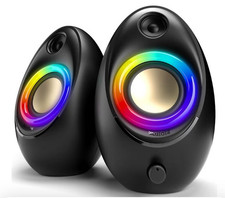 BLUEDEE Computer Speakers For Desktop Pc RGB Light picture
