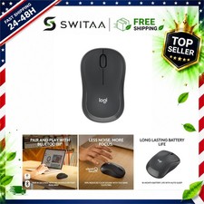 Logitech M240 Silent Wireless Mouse Bluetooth, Graphite - Compact & Quiet picture