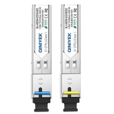 Single Mode Simplex SC SFP WDM BiDi Transceiver Module Pair 1.25G 3KM 2 PCS Set picture