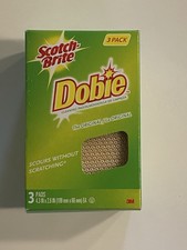 New in Box 3M Scotch-Brite 3PK Dobie Cleaning Pads picture