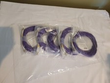 PACK OF 5 - PURPLE OM4 LC/UPC-LC/UPC MM OM4 OFNR DX 2MM 15M picture