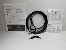 New - 2 Pk Kensington Slim MicroSaver 2.0 Keyed Ultra Laptop Cable Lock w/2 Keys picture