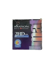 Imation 1.44 MB 2HD IBM Formatted Diskettes, 25 Pack. New Open Box. NOB. picture