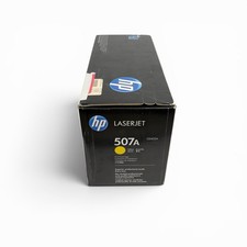 Genuine HP 507A Yellow Toner Cartridge (CE402A) OEM Factory Sealed picture