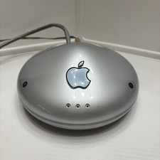 Vintage Apple Airport Base Station Graphite M5757 With Power Supply picture