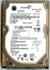 SEAGATE MOMENTUS ST96812AS 60GB SATA HARD DRIVE P/N: 9W3182-032 FW: 8.04 picture