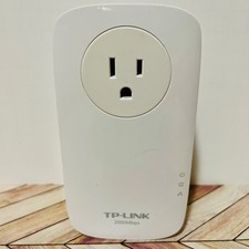 TP-Link TL-PA9020P AV2000 Passthrough Powerline Adapter White 2-Port Gigabit picture