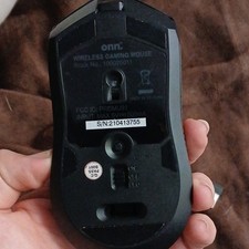 onn. Wireless Optical Gaming Mouse Black 6-Button 1000 DPI USB Receiver picture