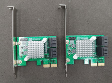 2X 4 Port PCI Express 2.0 SATA III 6Gbps RAID Controller Card HyperDuo I120-01B picture