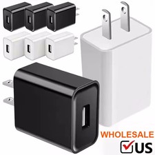 Lot 5V 2A USB A Jack Wall Power Adapter 5 Volt 2Amp AC to DC 10W Charger Cube US picture