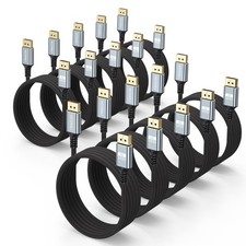 DisplayPort 1.4 Cable 6FT 10-Pack 32.4Gbps 8K 60Hz 4K 120Hz DP 1.3 picture