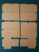 USSR Soviet Computer Mainframe Punch Card Perforated 1980s 20 pcs №25 picture