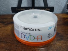 New Memorex Printable DVD-R 4.7GB 16x 120min Blank Media Discs 20 Pack Spindle picture