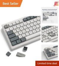 Retro Japanese Style Double Shot PBT Keycaps Set 139 Keys Grey XDA Profile picture