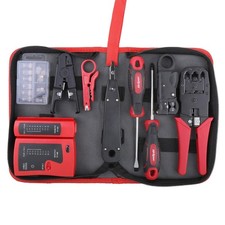 Network Cable Tester Tool Kit for CAT5 CAT6 RJ11 RJ45 Punchdown picture