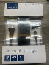 Insignia 65W Charger for Select Ultrabooks Acer Dell Fujitsu HP Lenovo Samsung picture