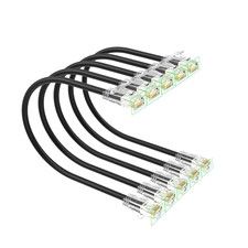 Cat 6 Patch Cables 3 Feet , Slim Cat6A Ethernet Patch Cable 10Gbps 550Mhz, UTP picture