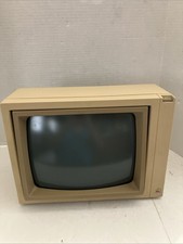 Apple II A2M2010 Green Phosphor Composite Tilt Screen Monitor Vintage Tech picture