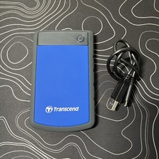 2TB Transcend Blue StoreJet 2.5-inch USB3.0 Portable External Hard Drive Tested picture
