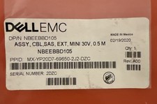 Dell EMC DAC-SFP-10G-  10GbE SFP+ Direct Attach Copper Cable.  DP/N 053HVN picture