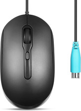 PERIMICE-222PB Wired PS/2 Optical Mouse Long 5.9 Ft Cable Optical 1200/1600/2000 picture