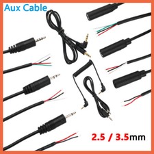 Aux Cable 2.5/3.5mm Jack Audio Cable Female Male Aux Car Stereo Lead Earphone picture
