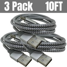 For iPhone 13 12 11 XS X XR 8 7 6 iPad Fast Charger Adapter Cable Data Cord 10FT picture