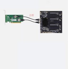 PLX88096 PCIe-4.0 Expansion Quad Card GPU SFF-8654 TO 4*PCIE +PCIE-8654 2*cable picture