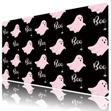 Cartoon Spooky Halloween Cute Ghost Desk Mat for Keyboard and Mouse Desk Pad picture