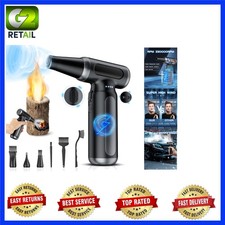 Versatile Cordless Air Blower - Rechargeable 33,000 RPM for Home & Outdoors picture