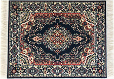 Oriental Rug Mouse Pad – Mini Carpet Style Mousepad with Fringe, Non-Slip Rubber picture