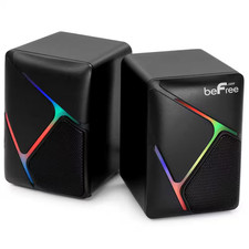 Dual Compact LED Gaming Speakers picture